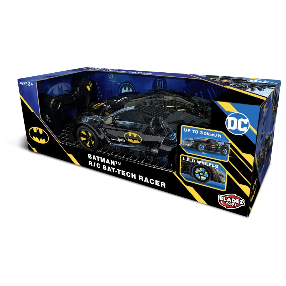 DC Batman - Remote Control Bat Tech Racer 1:10 - Black