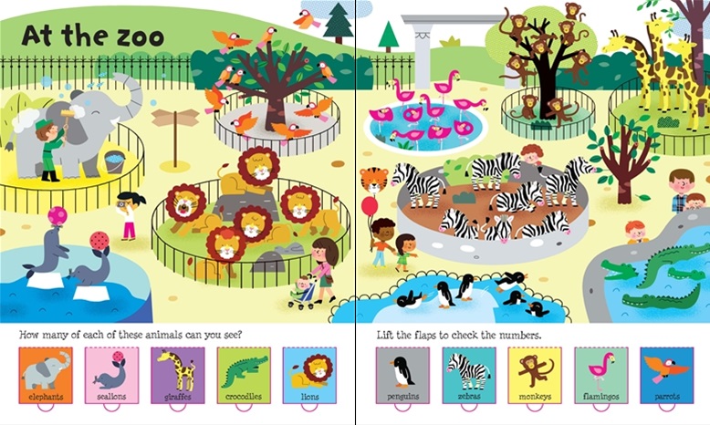 Usborne Books - Lift-the-flap numbers