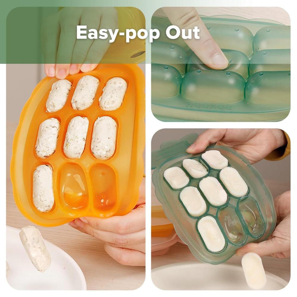 Haakaa - Pineapple Silicone Nibble Tray - Pea Green