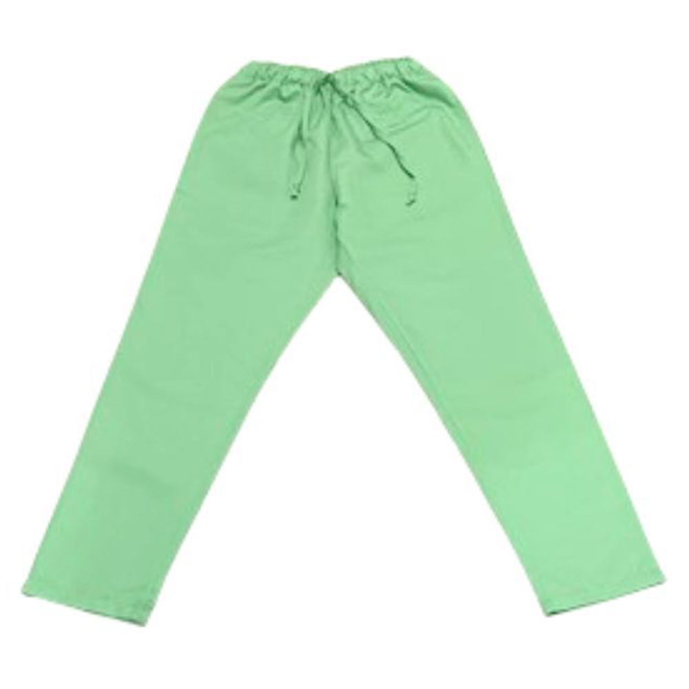 فيرونيكا - طقم قطعتين - طقم طبي بفتحة رقبة مزينة بخط - أخضر نعناعي