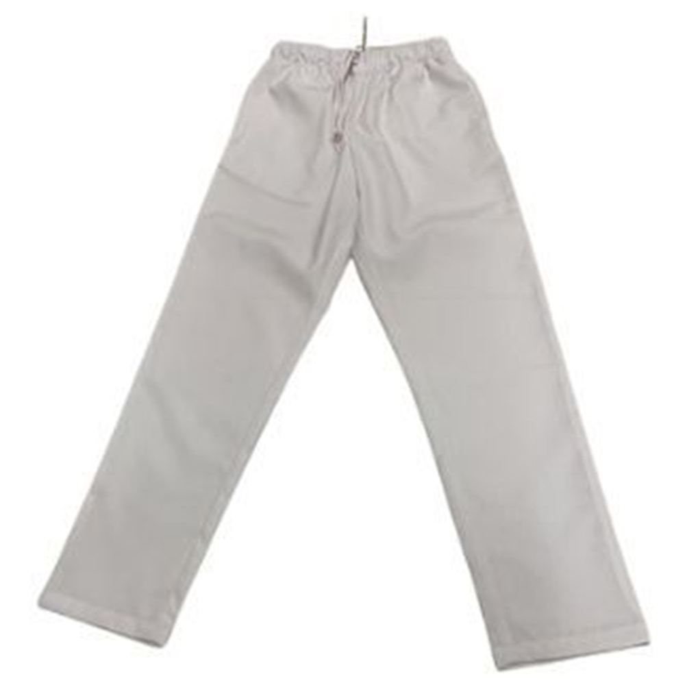 Veronica - 2pc-Set - Scrub Uniform With Piping Neckline - White