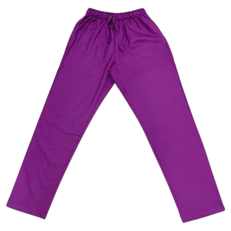 فيرونيكا - طقم زي طبي بياقة بشكل سبعة وجيبين - خوخي - قطعتين