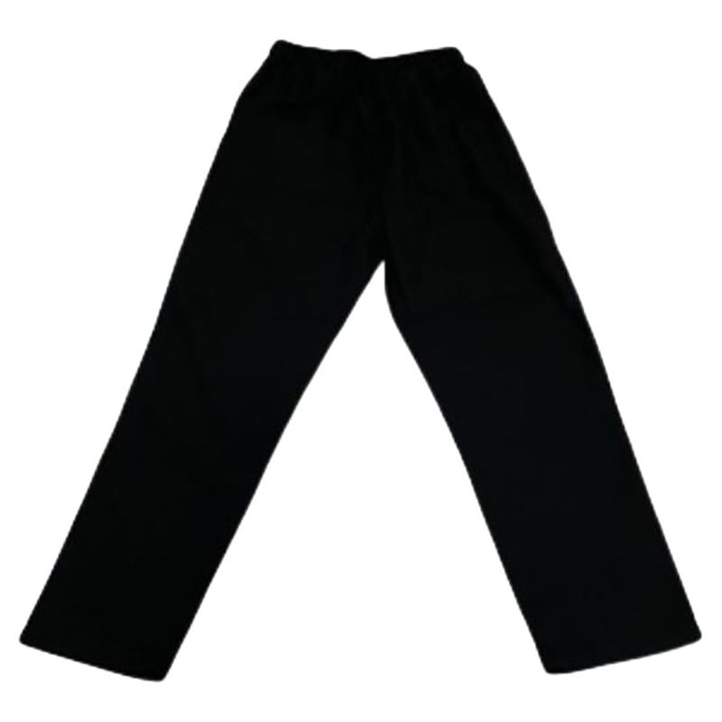 فيرونيكا - طقم زي طبي بياقة بشكل سبعة وجيبين - أبيض/أسود - قطعتين