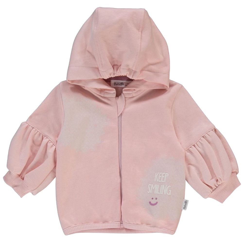 Bebetto - 2pc-Set - Baby Girls Jacket & Joggers - Dusty Rose