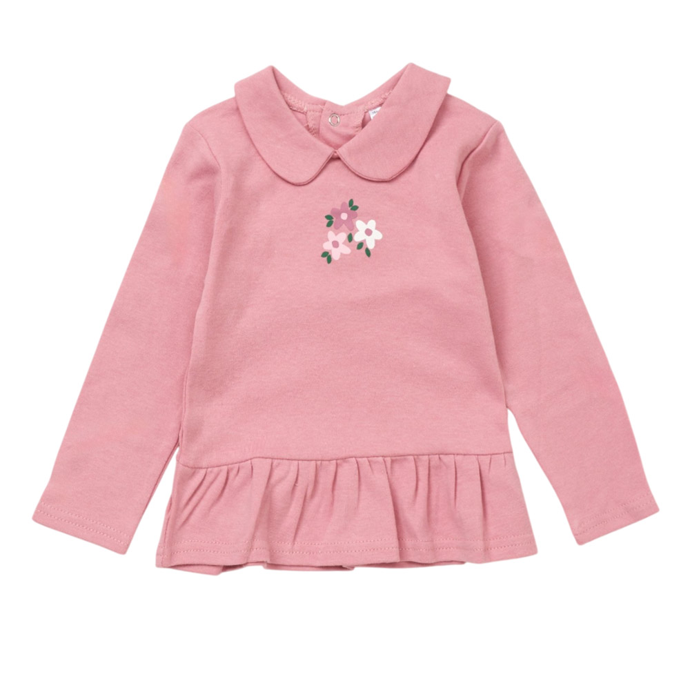 Lily & Jack - 3pc-Set - Girl's Top With Pants & Waist Coat - Brown/Pink