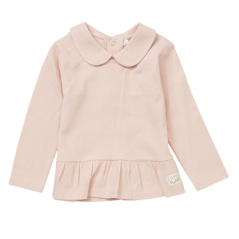 Lily & Jack - 3pc-Set - Girl's Top With Pants & Waist Coat - Beige/White