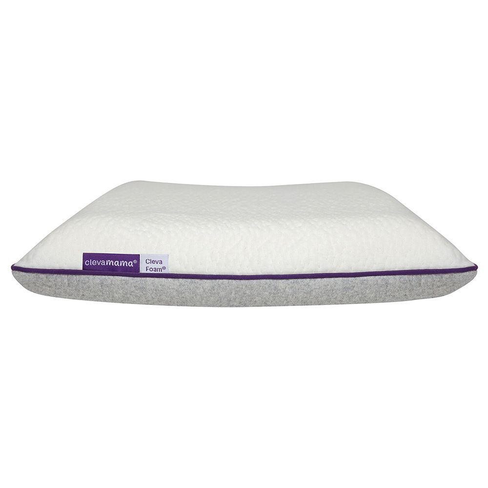 Clevamama Toddler Pillow - White/Blue