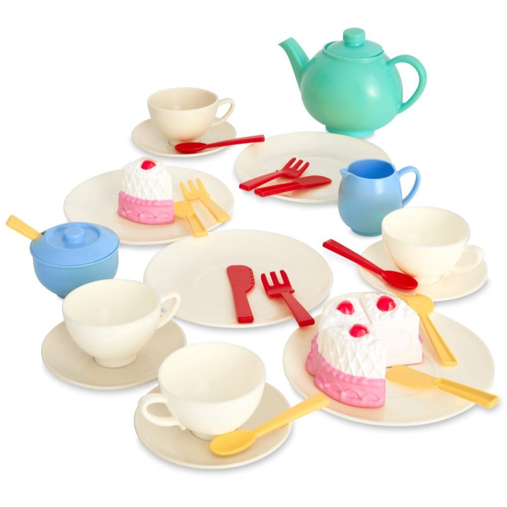 Casdon - Tea Set 33-Piece, Teapot, Cups, Cake And More