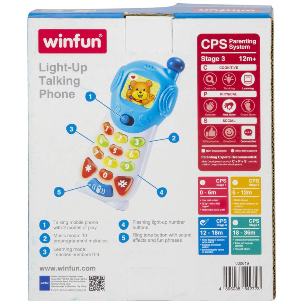 Winfun - Light Up Talking Phone