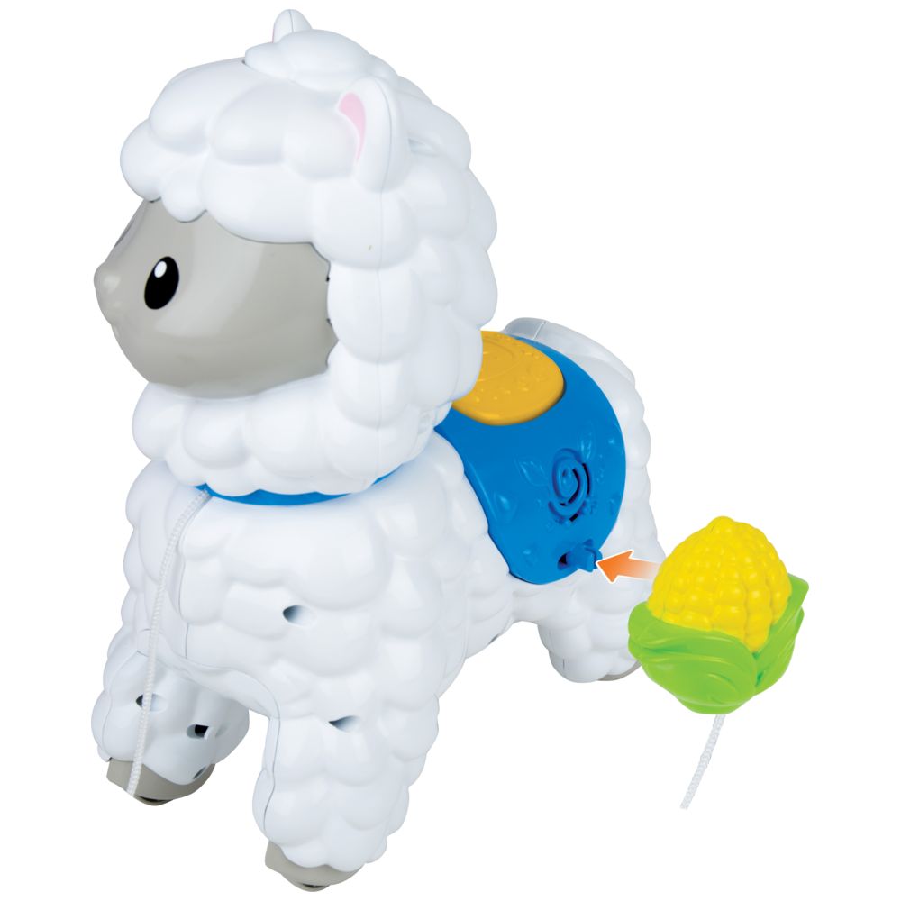 Winfun - Push-Along Toy - Little Alpaca - White