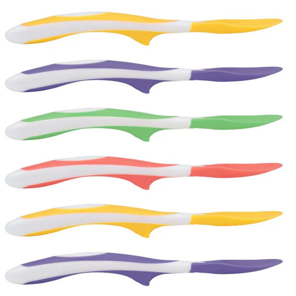 دكتور براونز - ملاعق برأس ناعم - عدد 6