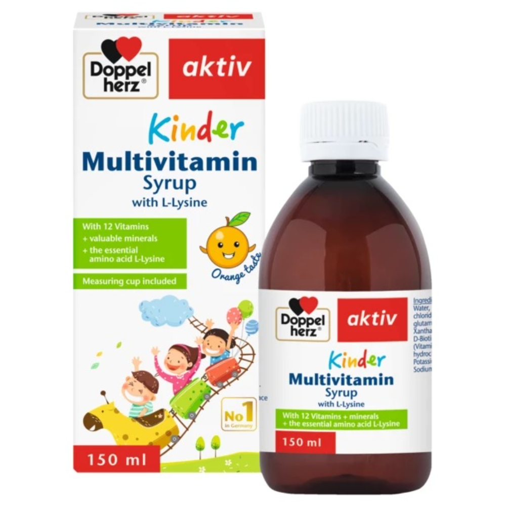 دوبلهيرز - شراب متعدد الفيتامينات للأطفال - 150 مل