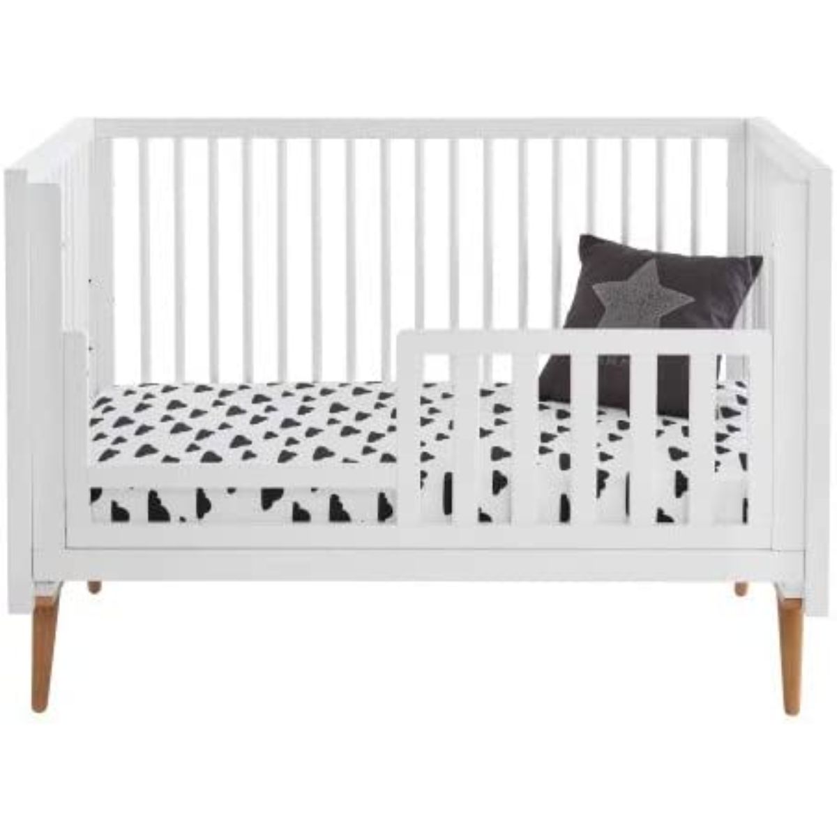 Kolcraft Roscoe 3-in-1 Conversion Rail For Toddler/Daybed - White