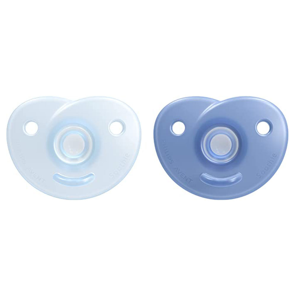 Philips Avent Heart Shape Soothie 0-6M - Pack of 2 - Color May Vary