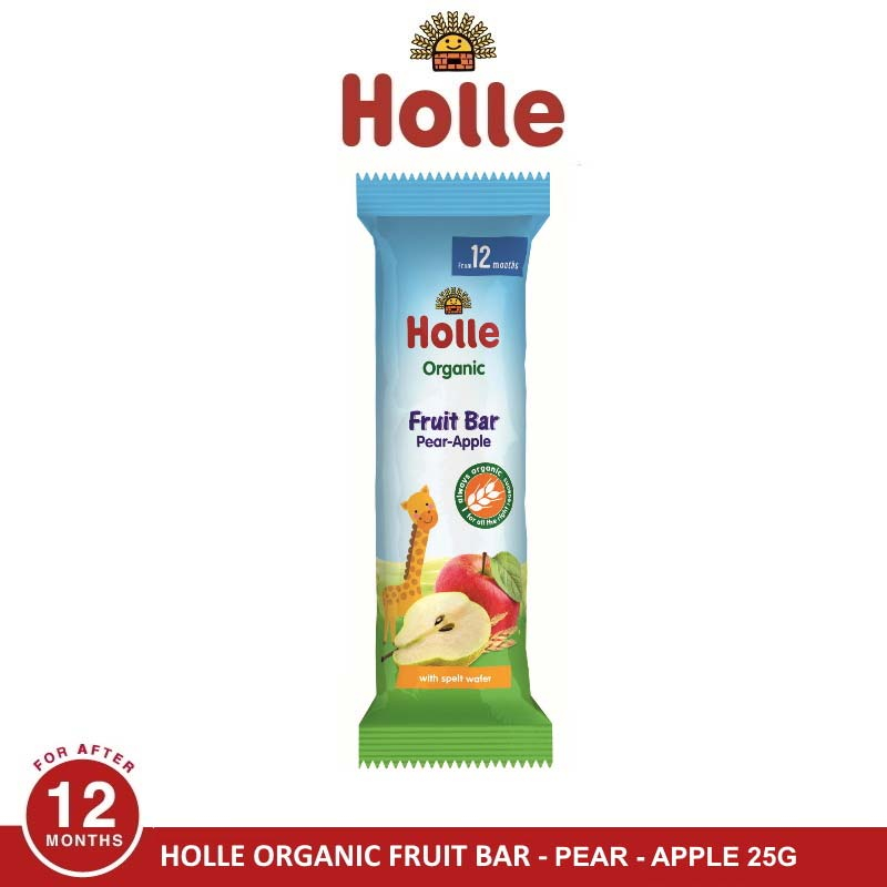Holle - Organic Fruit Bar Apple & Pear 25g