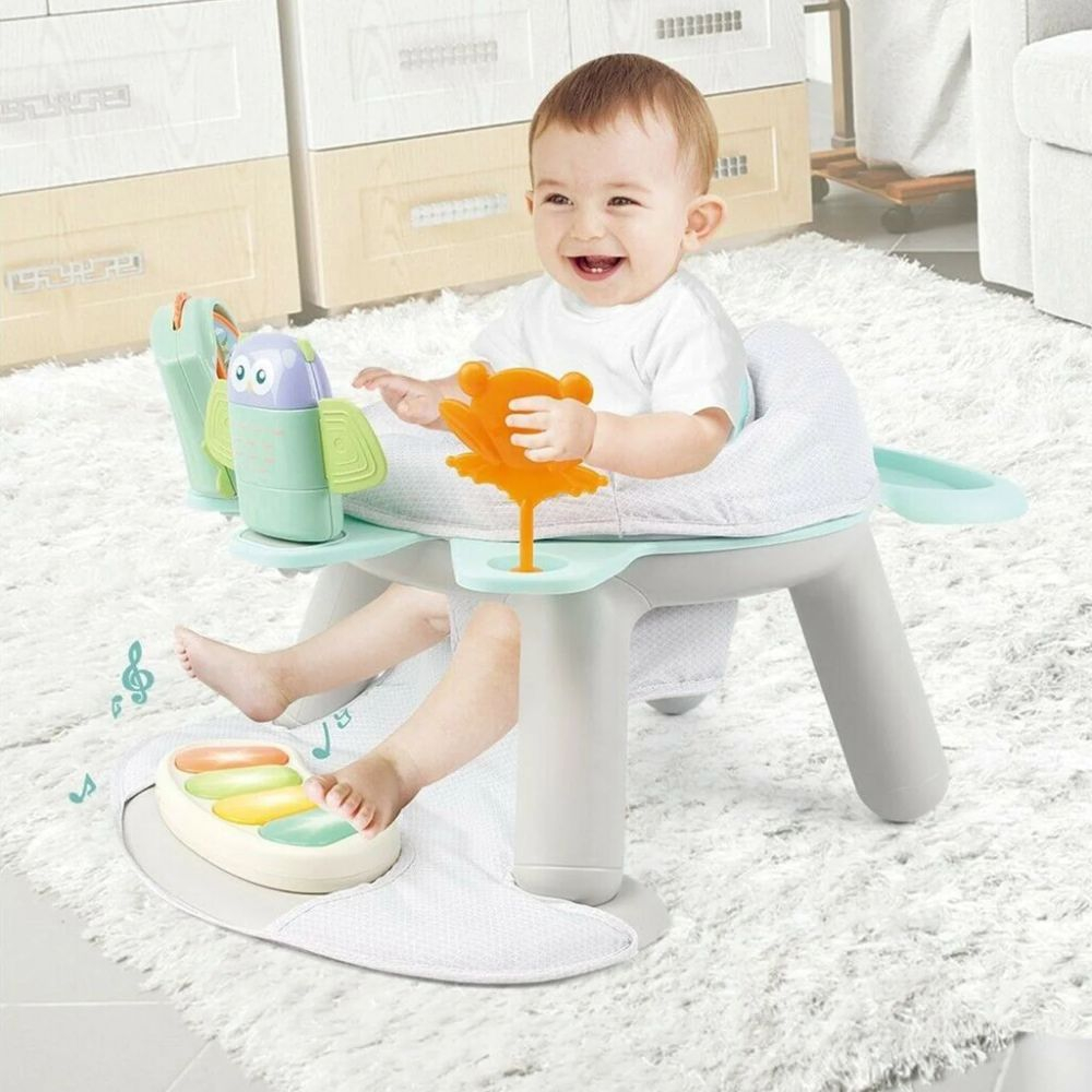 Little Angel Baby Feeding Chair 2-In-1 Booster Seat & Activity Center