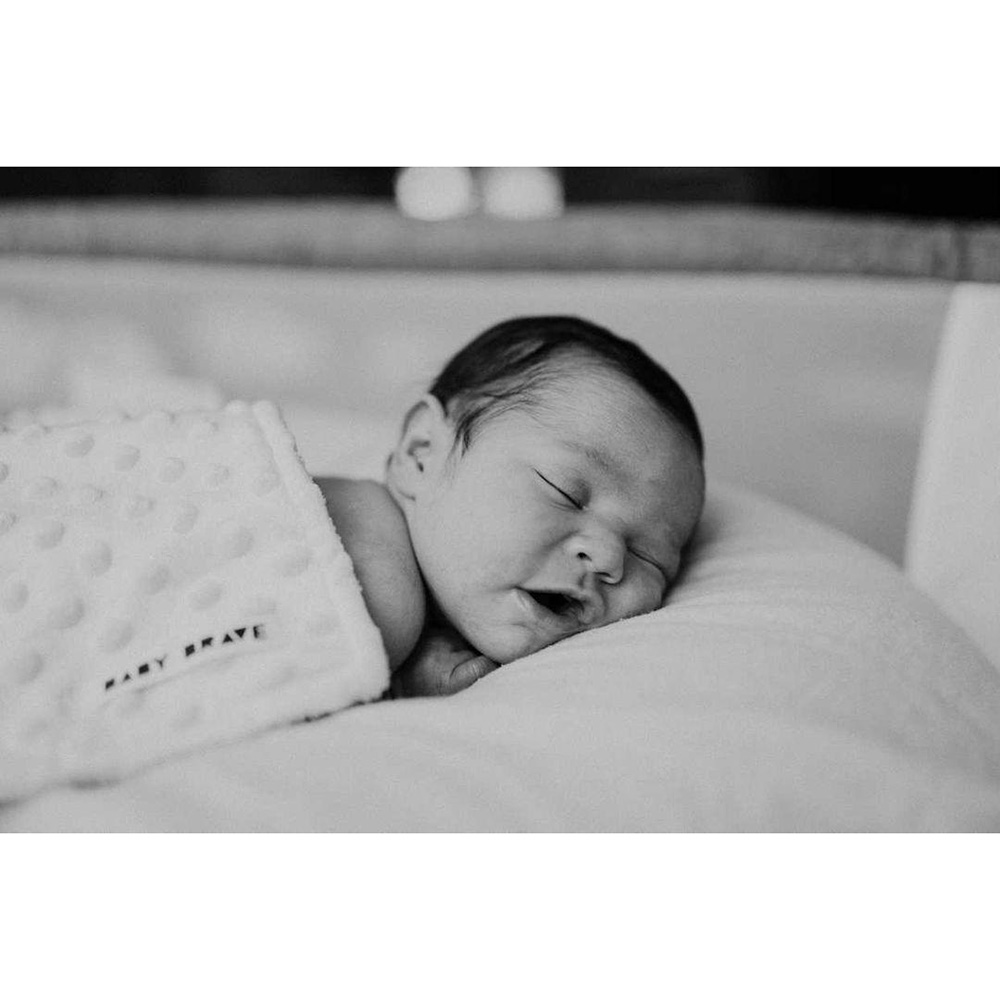 Baby Brave - Soft As A Baby Burp Cloth - Blue