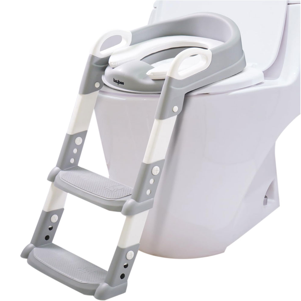 بايبي - مقعد مرحاض غربي اورا للأطفال - رمادي