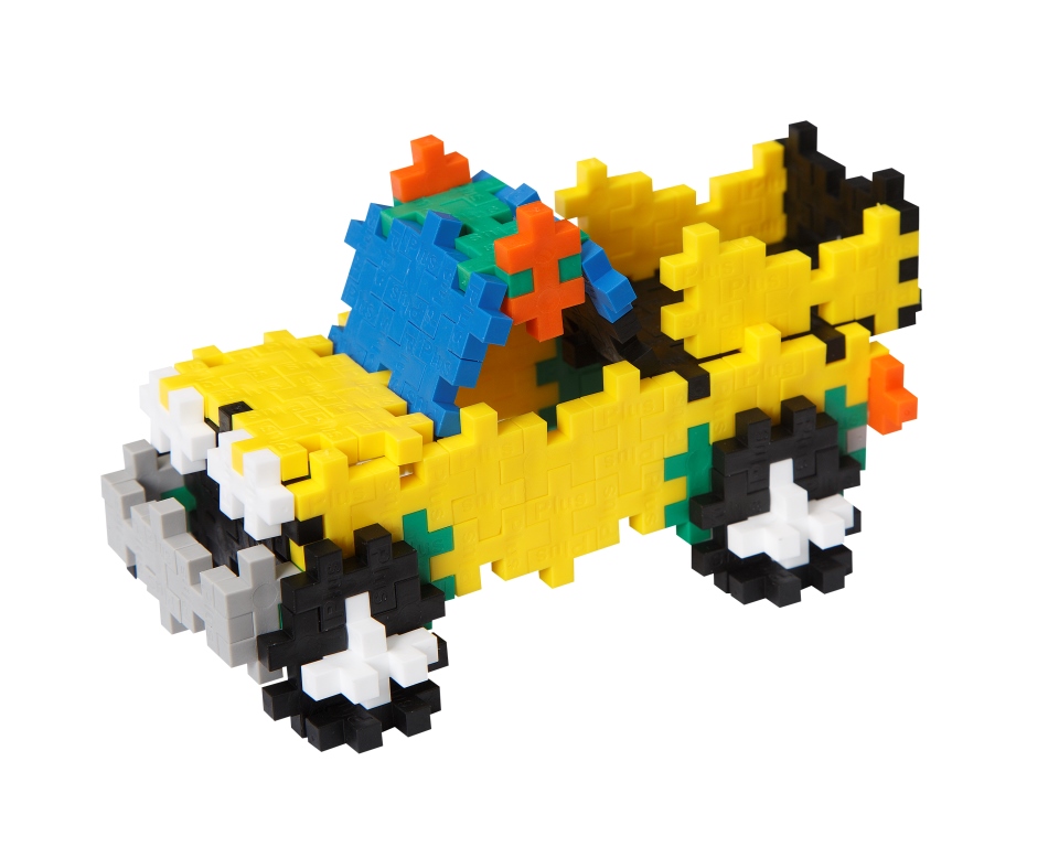 بلاس-بلاس - مكعبات تركيب - صغير - ألوان أساسية - 300 قطعة