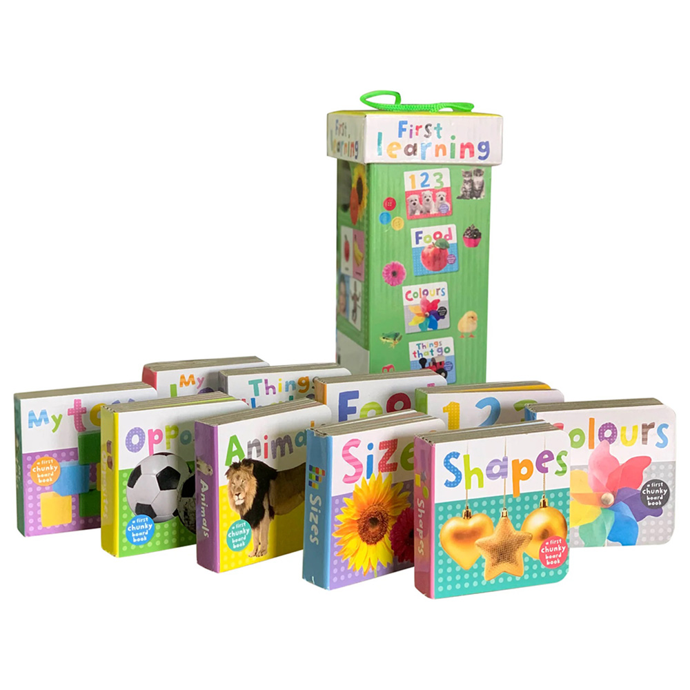 برج الكتب - مجموعة من 10 كتب تعليمية