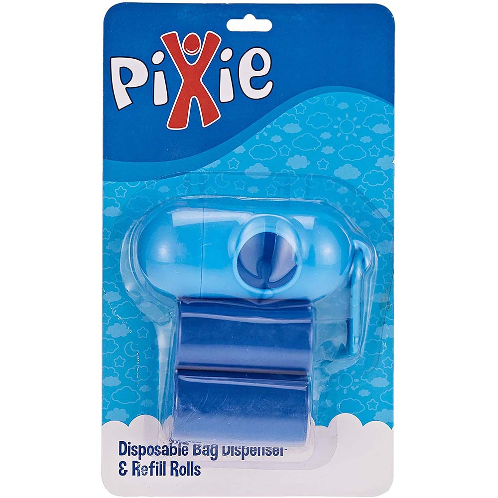 Pixie - Bibs + Disposable Bag Dispenser and Refill Rolls - Baby Disposable Combo