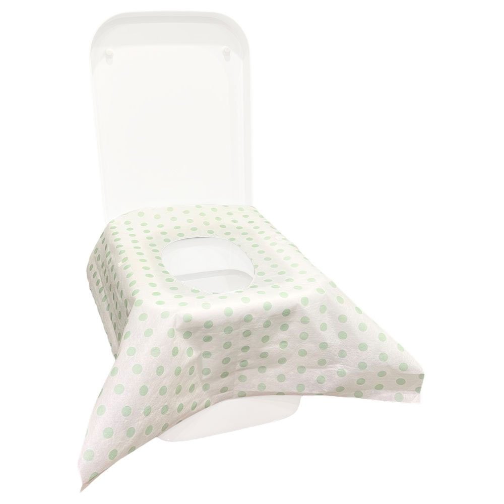 The Kids HQ - Polka Dot Disposable Toilet Seat Cover XL - Pack of 10