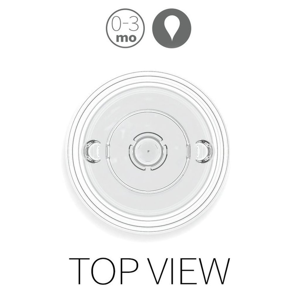 كوموتومو - رضاعة ناتشورال فيل مع حلمة طبيعية من السيليكون بطيئة التدفق - 150 مل - أخضر