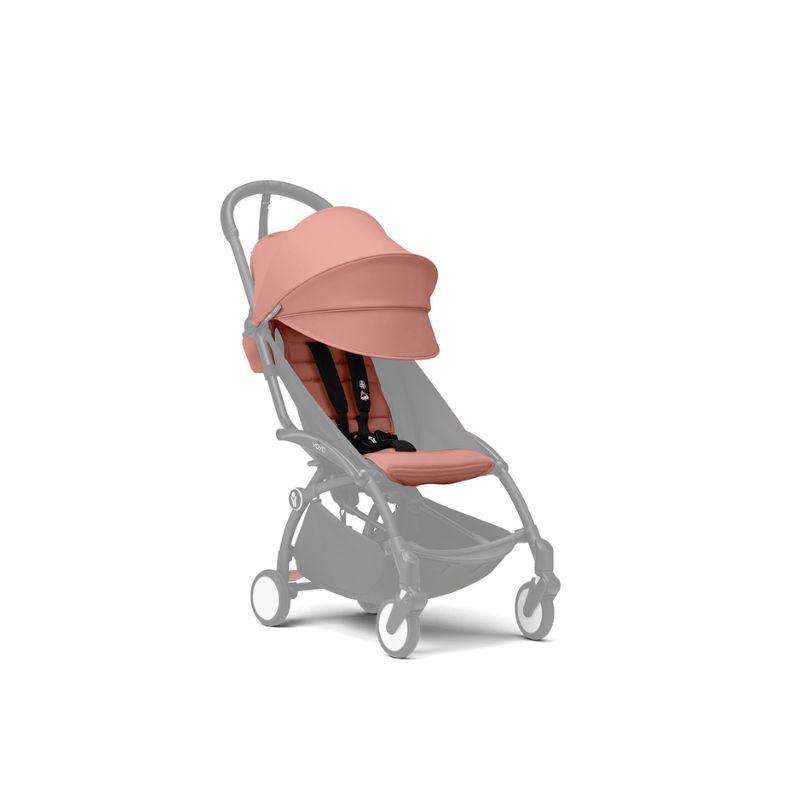 Stokke - YOYO 3 - Black Frame With Free 6+ Color Pack - Ginger