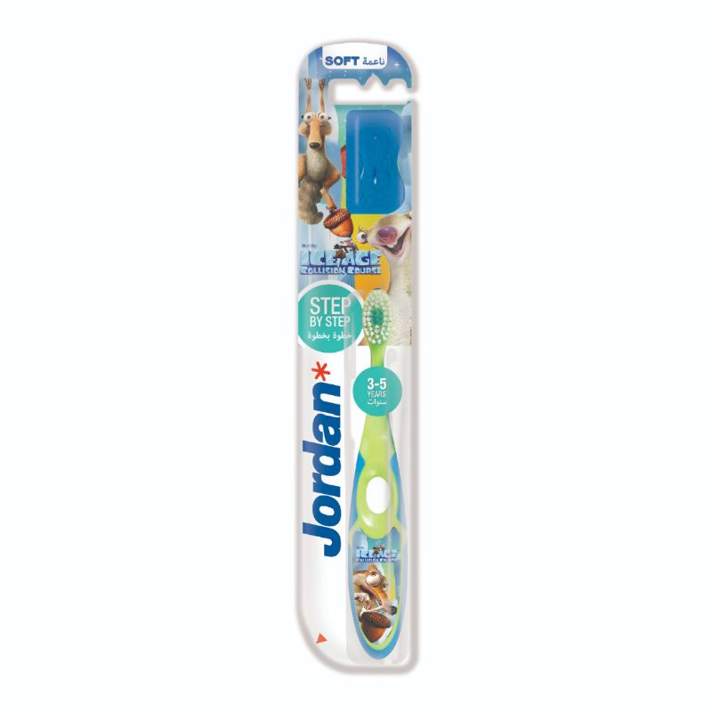 Jordan - "Step by Step" Child Toothbrush - 3-5y, 1pc -  Assorted