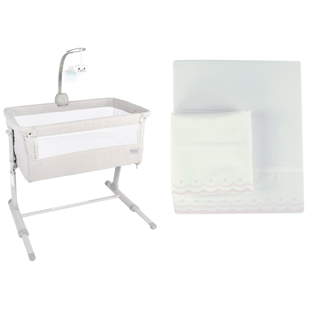 Bumble & Bird - Bedside Bassinet & Bedding Starter Set