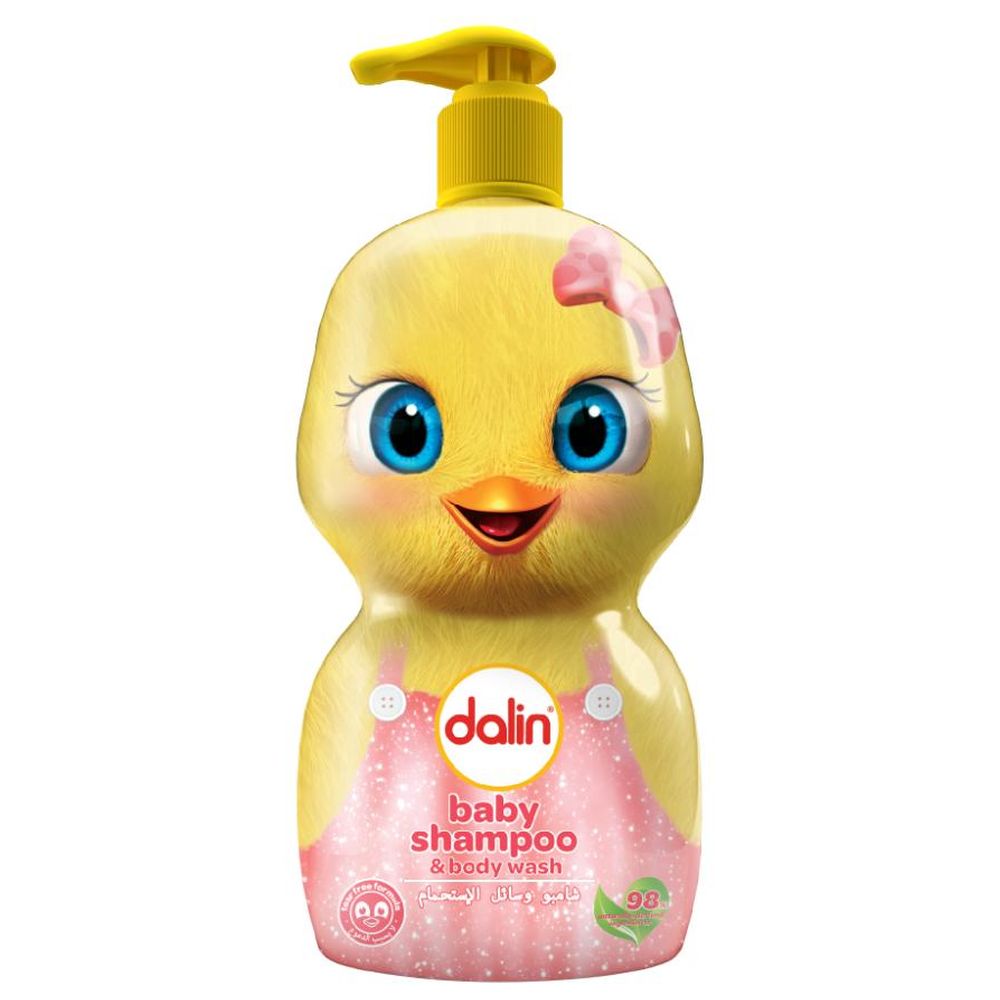 دالين - مجموعة شامبو وغسول للجسم للأطفال - قطعتان