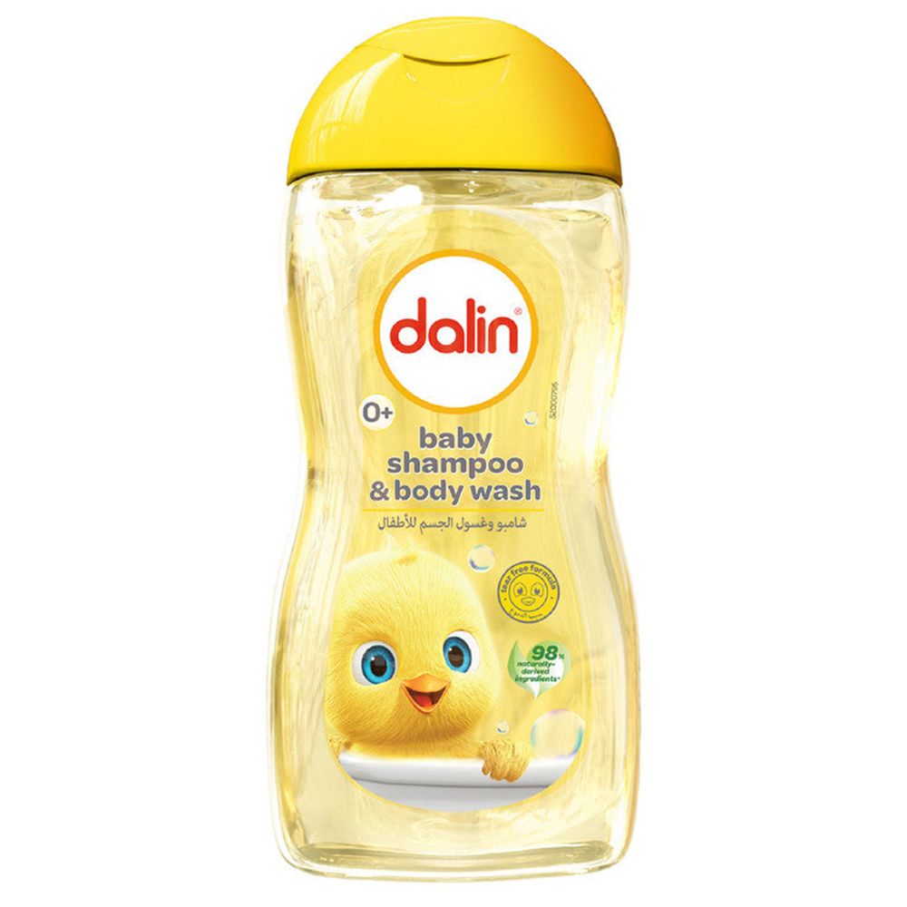 دالين - مجموعة شامبو وغسول للجسم للأطفال - قطعتان