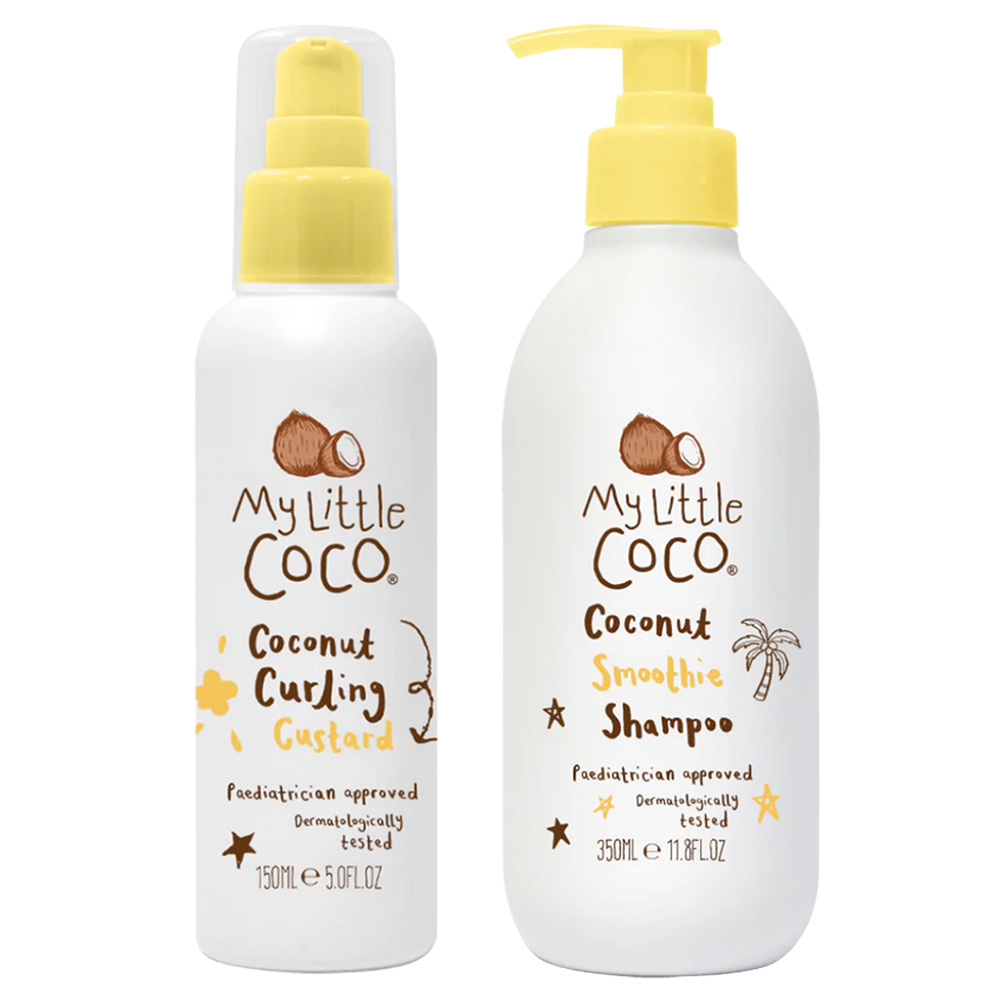 My Little Coco - Coconut Smoothie Hair Shampoo - 350 ml And Hair Custard - 150 ml