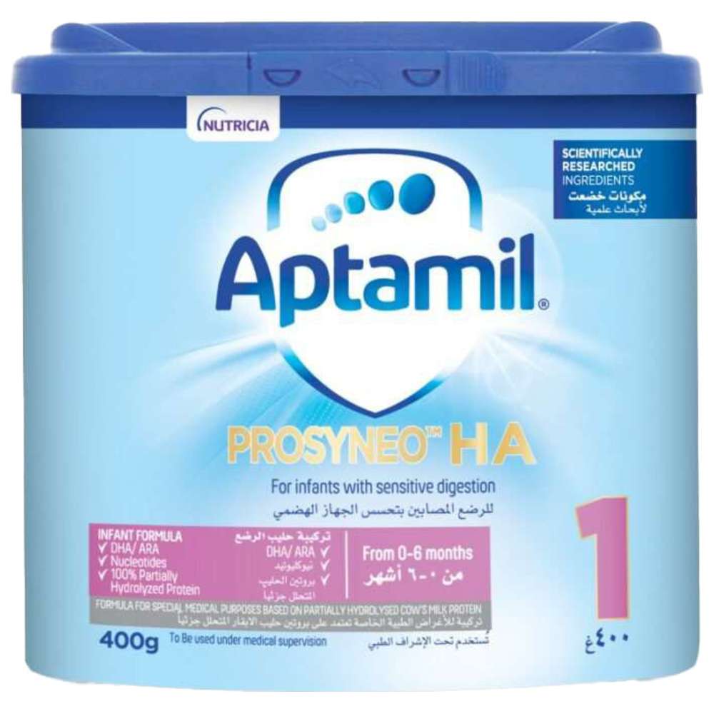 Aptamil - Prosyneo HA1 Sensitive Digestion Infant Formula - 400 gm - Pack of 2