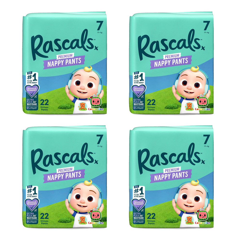 Rascals - Cocomelon Edition Training Diaper Pants - Size 7 - 17+ kg - 88 Pants