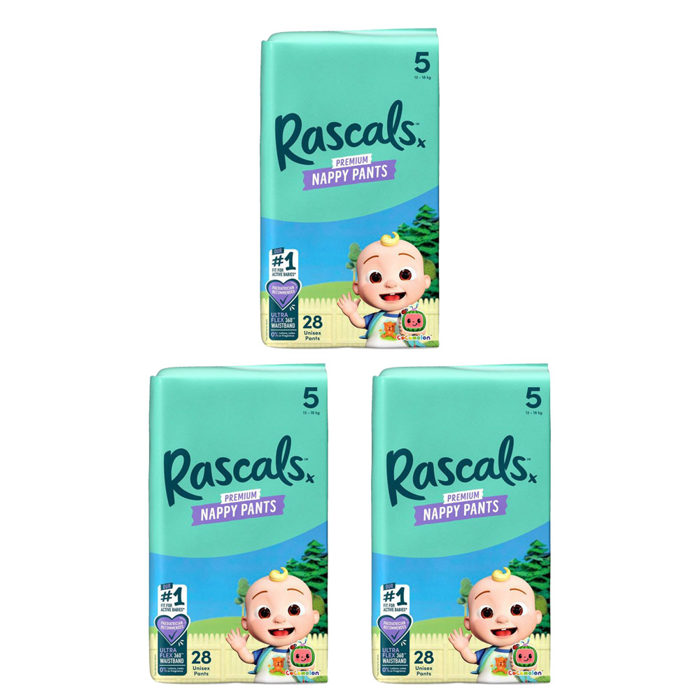 Rascals - Cocomelon Edition Training Diaper Pants - Size 5 - 13-18 kg - 84 Pants