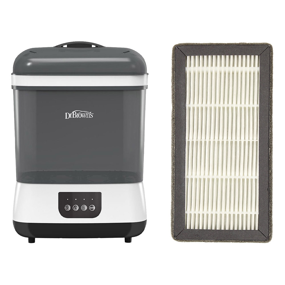Dr. Brown's - Electric Sterilizer Dryer with HEPA Air Filter & Extra Replacement Filter