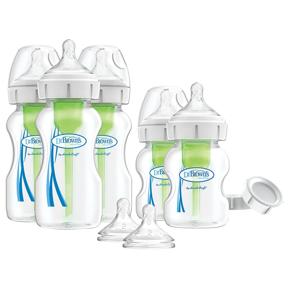 Dr. Brown's - Electric Sterilizer Dryer with HEPA Air Filter & Wide-Neck Options+ Newborn Feeding Set