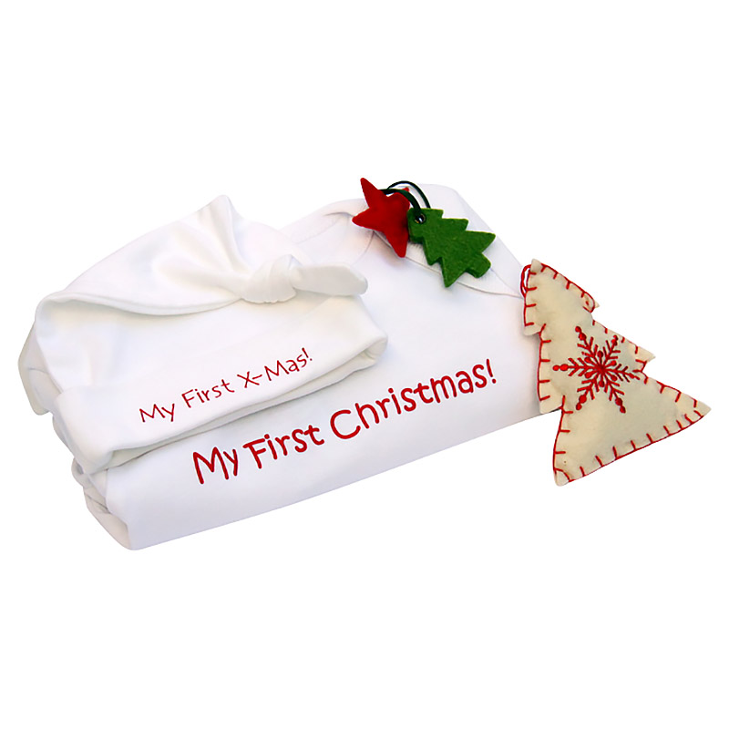 طقم الرضّع "My First Christmas" من كوشي كوو