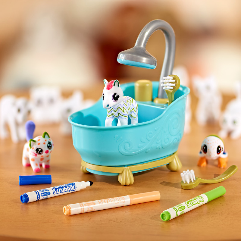 Crayola - Scribble Scrubbie Pets Mega Set 2.0 38cm - Blue