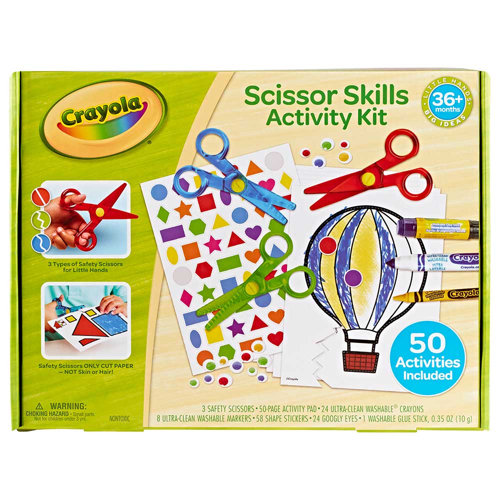 كرايولا - مجموعة أنشطة مهارات المقص للأطفال