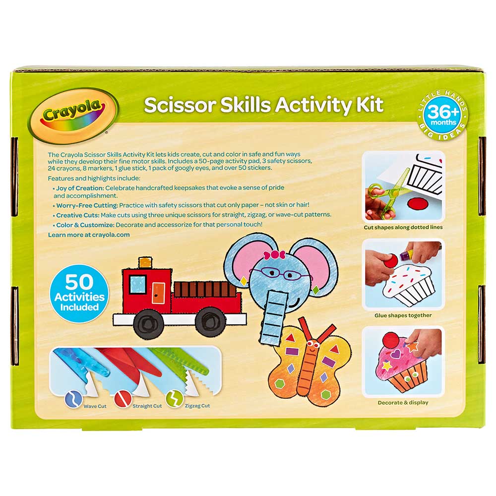 كرايولا - مجموعة أنشطة مهارات المقص للأطفال