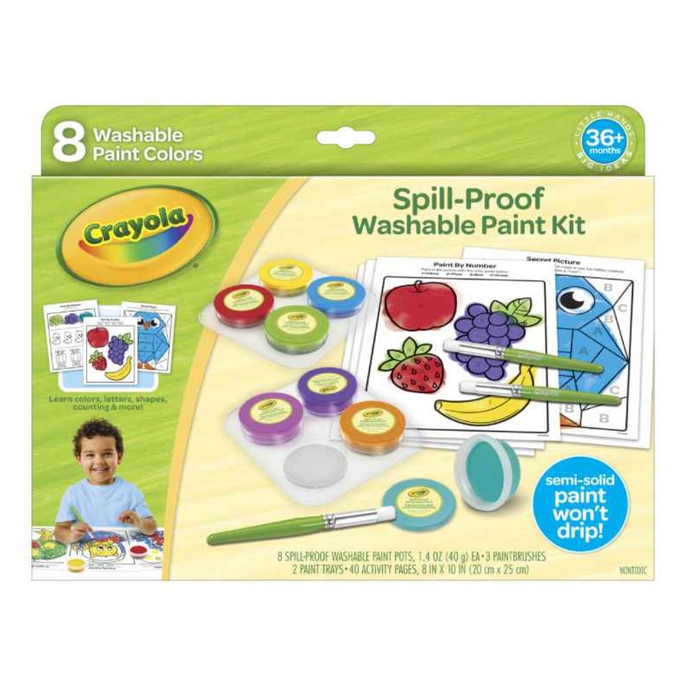 Crayola - Spill-Proof Paint Activity Kit