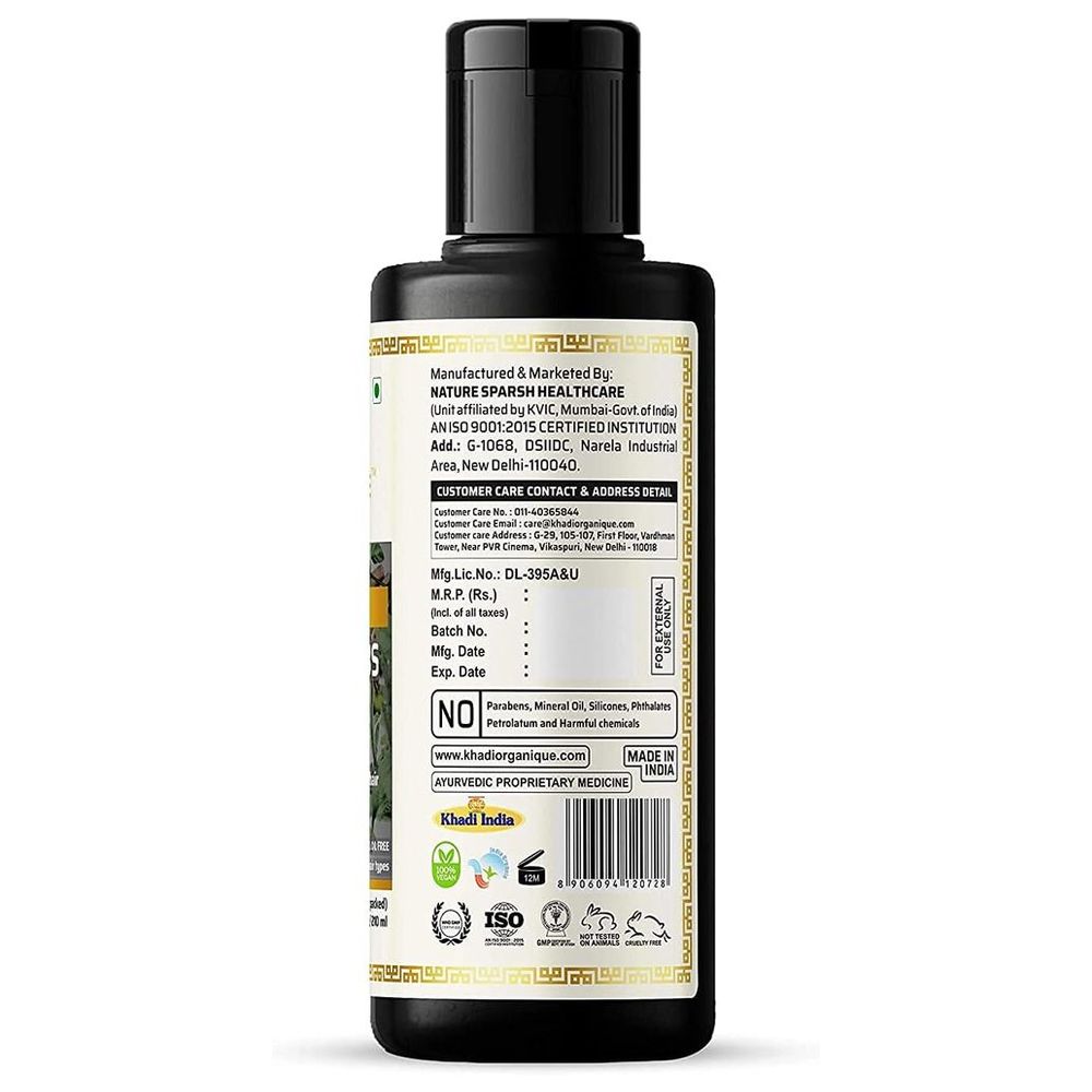 Khadi Organique Natural 18 Herbs Hair Oil SLS & Paraben Free