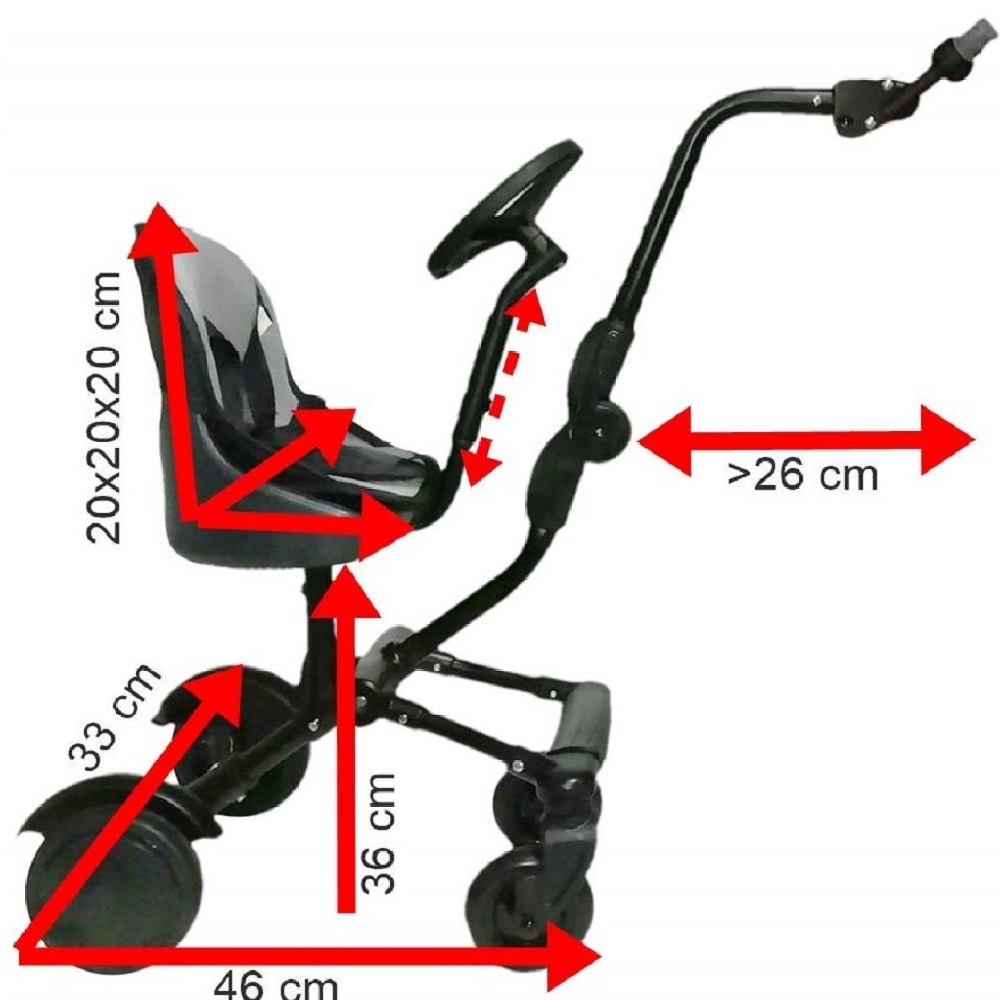 Bumble & Bird - Uptown Rider Universal Side-Mounted Stroller Board