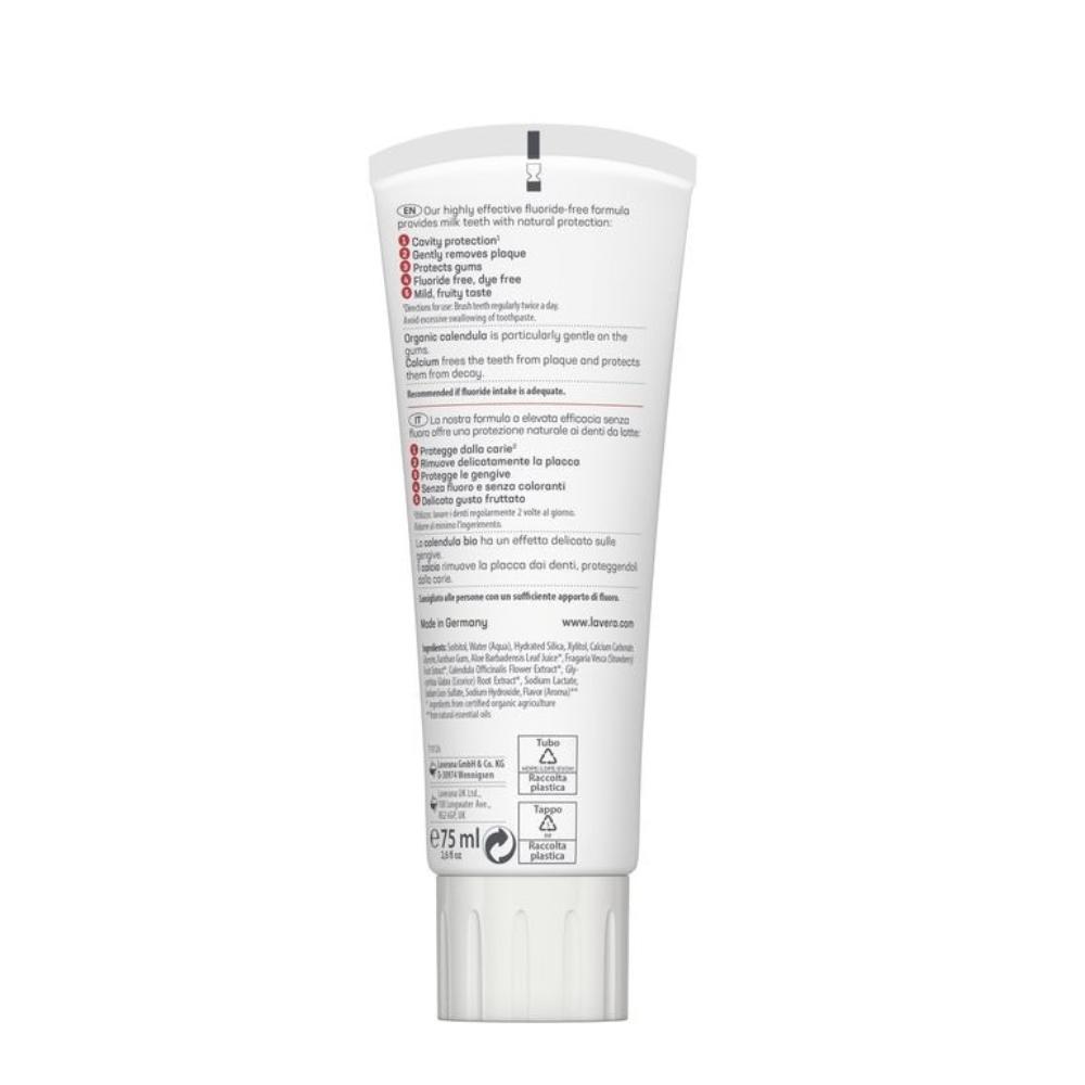 Lavera Organic Toothpaste Kids Fluoride Free 75ml