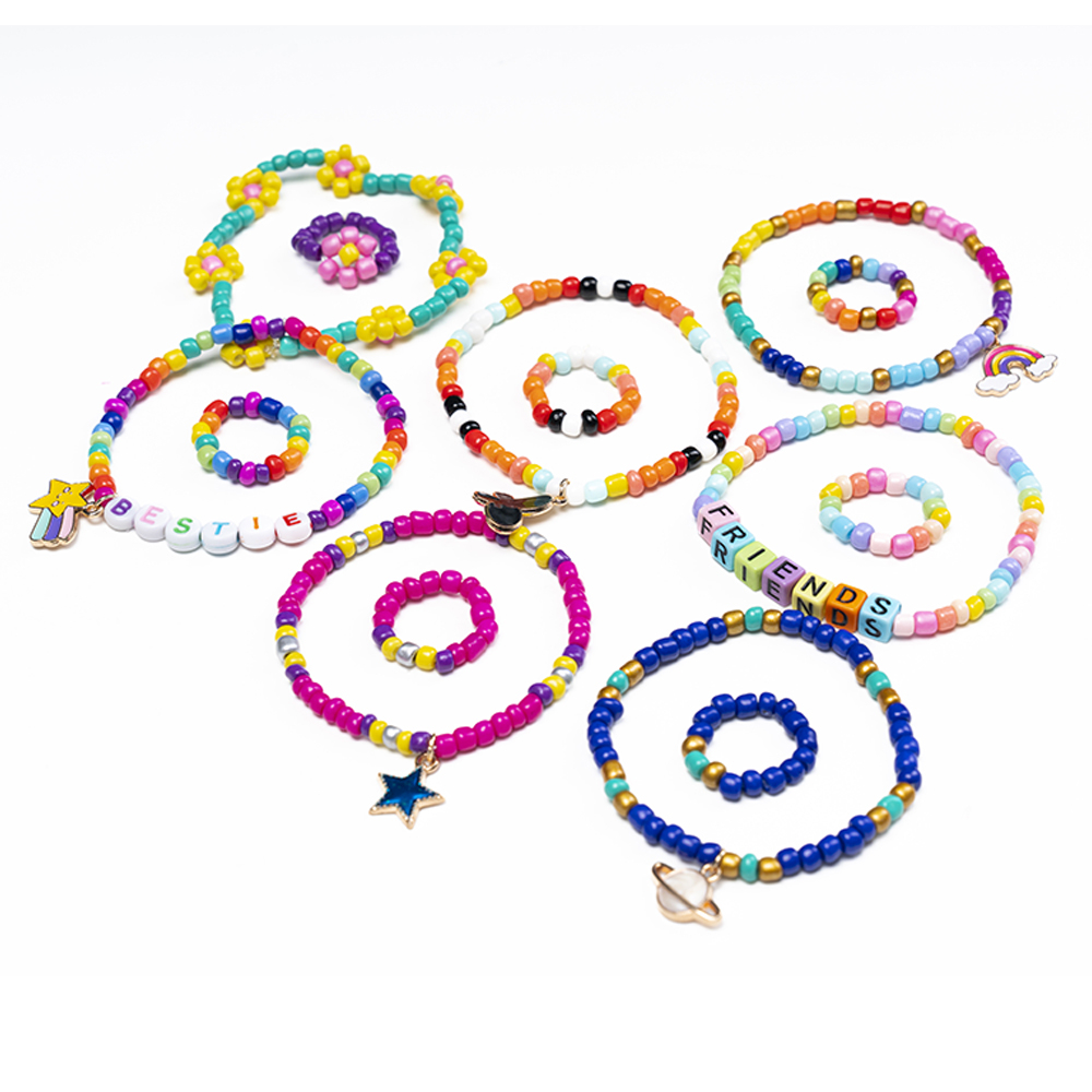 ESSEN Seed & Alphabet Beads Jewellery Making DIY Bracelet Kit