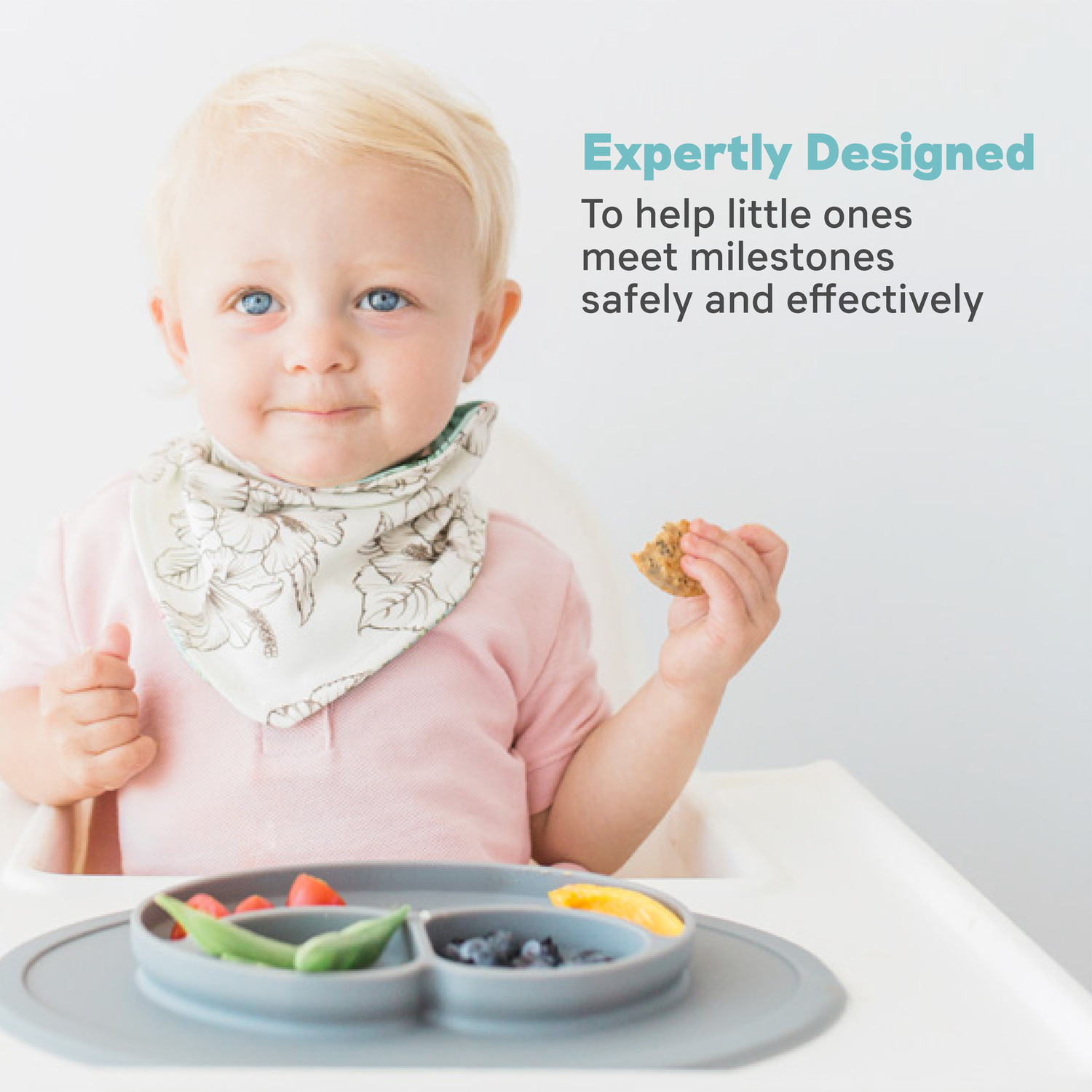 Ezpz - Mini Mat - Pewter