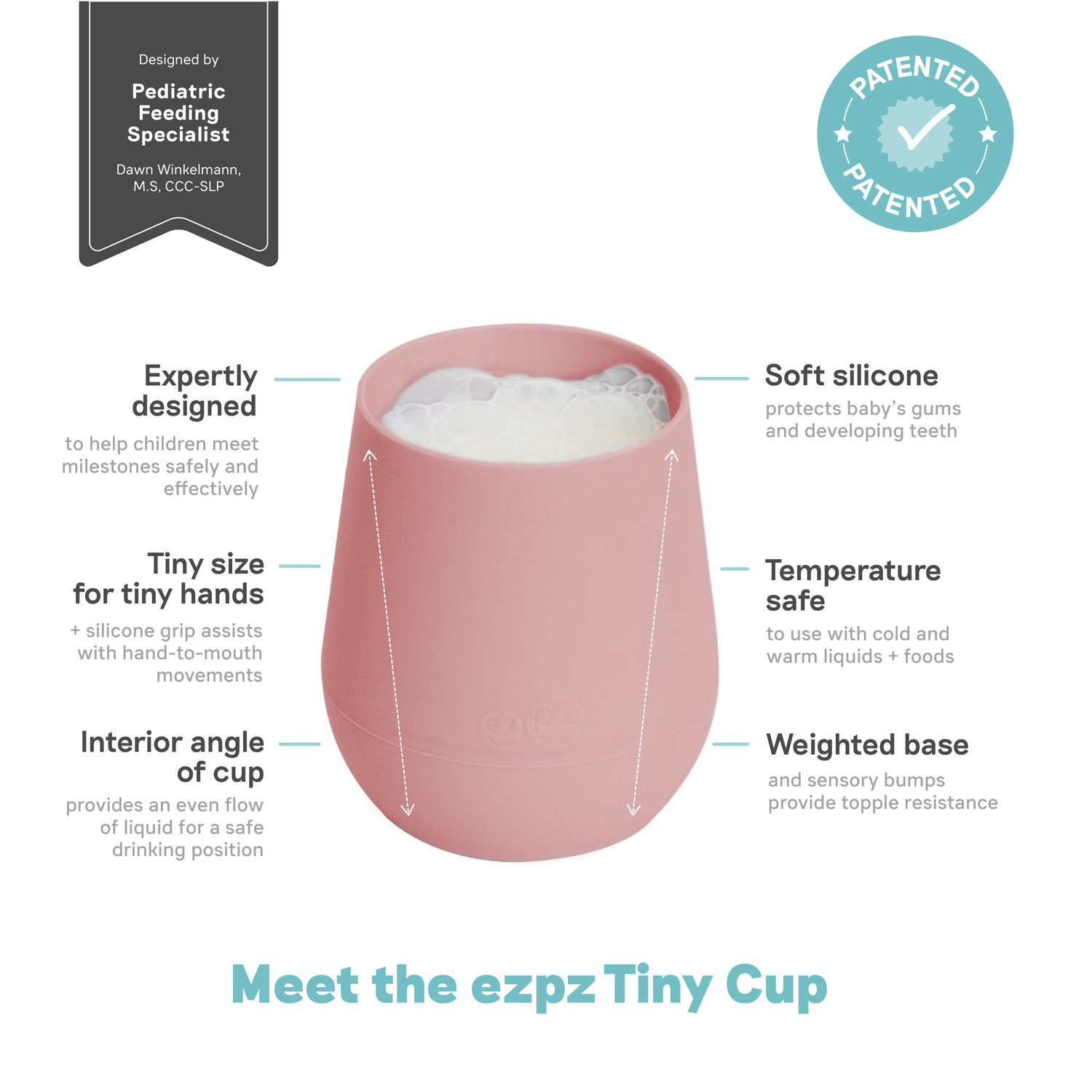Ezpz - Tiny Cup - Blush - 60 ml