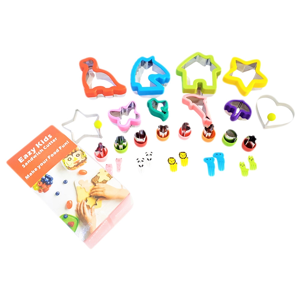 Eazy Kids Sandwich Cutter Stainless Steel Combo